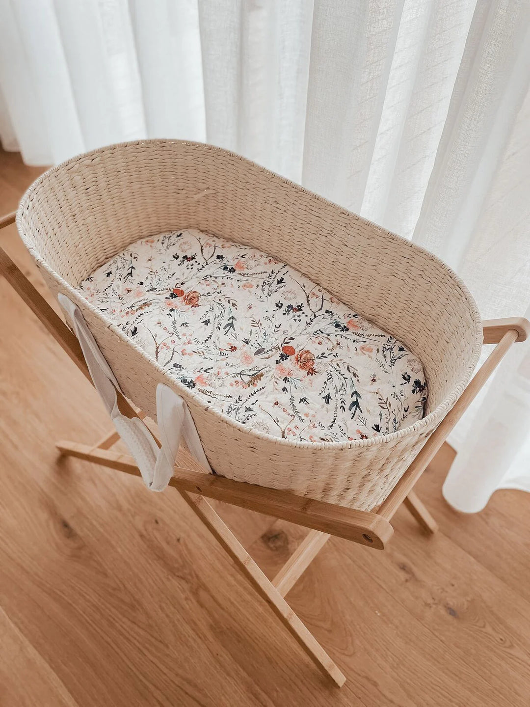 Bambella Waterproof Bassinet Sheet | Wildflowers
