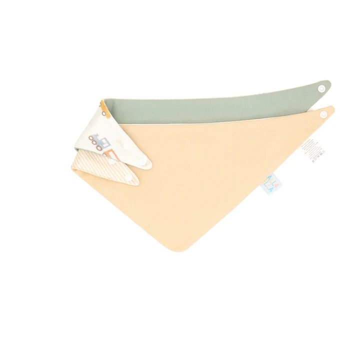 All4Ella Reversible Bandana Bibs 2 Pack -  Trucks