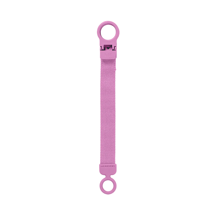 BIBS Loop Pacifier Clip | Bubblegum