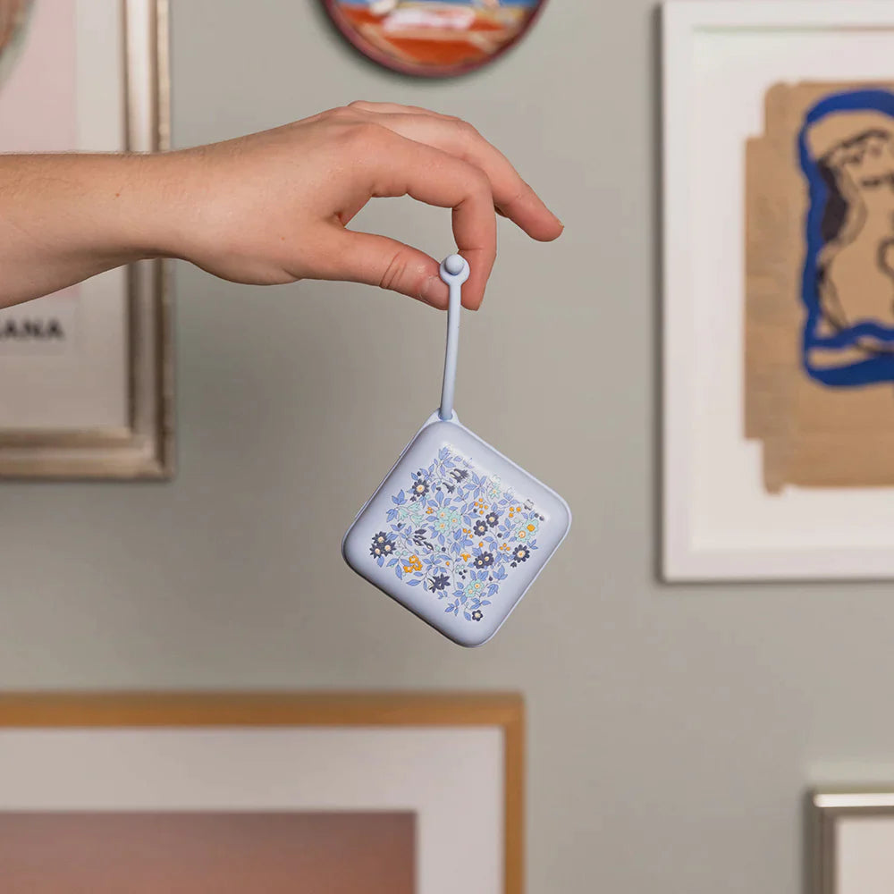 BIBS x Liberty Paci Pod Pacifier Box - Chamomile Lawn Baby Blue