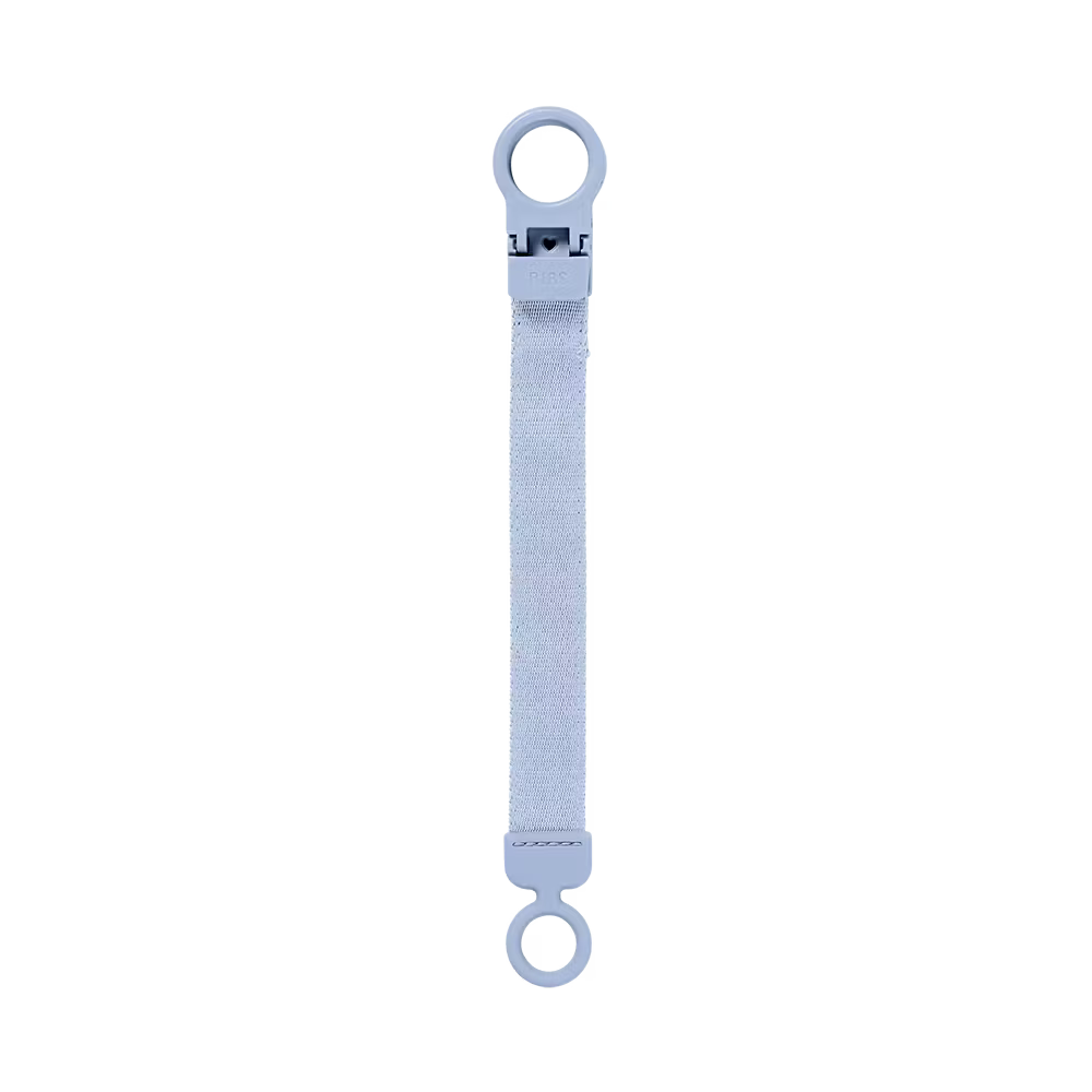 BIBS Loop Pacifier Clip | Dusty Blue