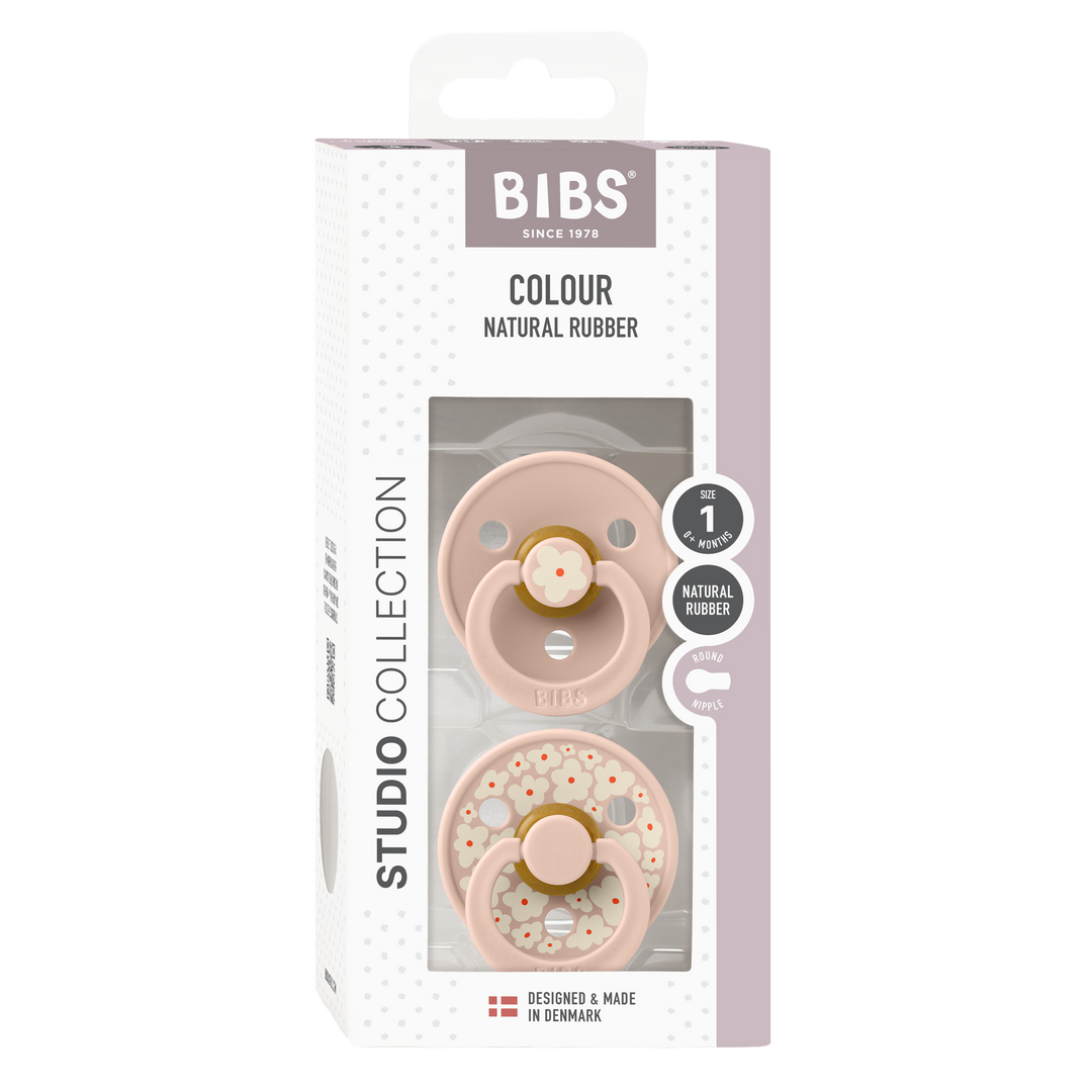 BIBS Studio Collection Jasmine Latex Round Dummies Twin Pack