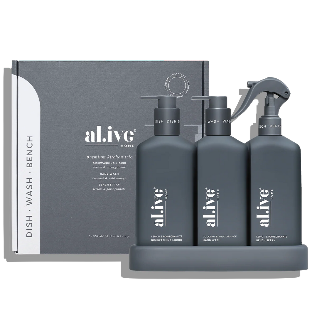 al.ive Kitchen Trio Lemon & Pomegranate + Coconut & Wild Orange