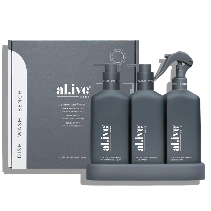 al.ive Kitchen Trio Lemon & Pomegranate + Coconut & Wild Orange