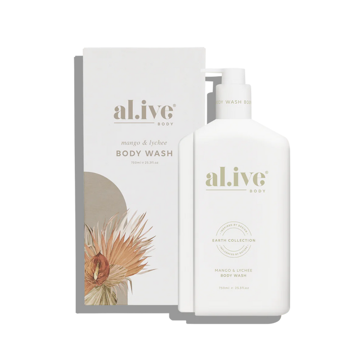 al.ive body Body Wash 750ml - Mango & Lychee