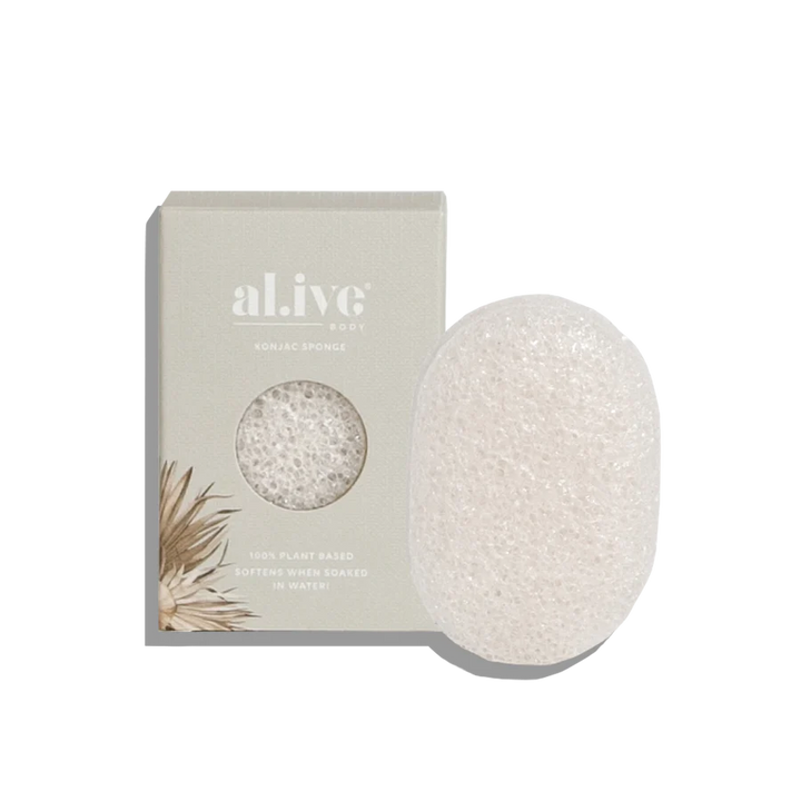 al.ive body Konjac Sponge - White