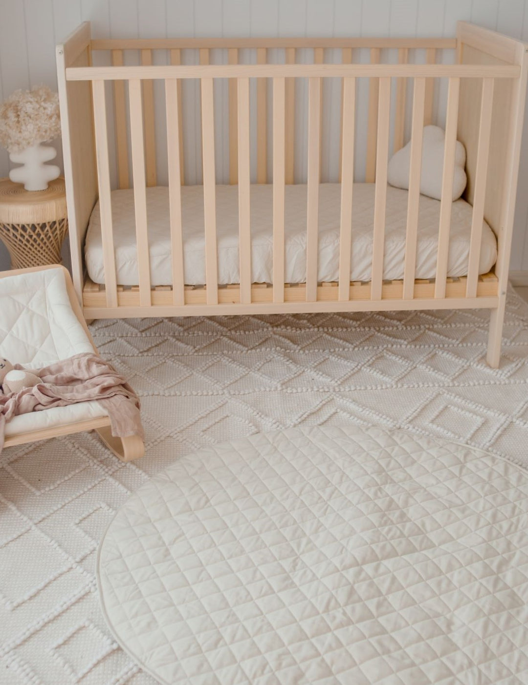 Bambella Designs Padded Waterproof Play Mat | Oat