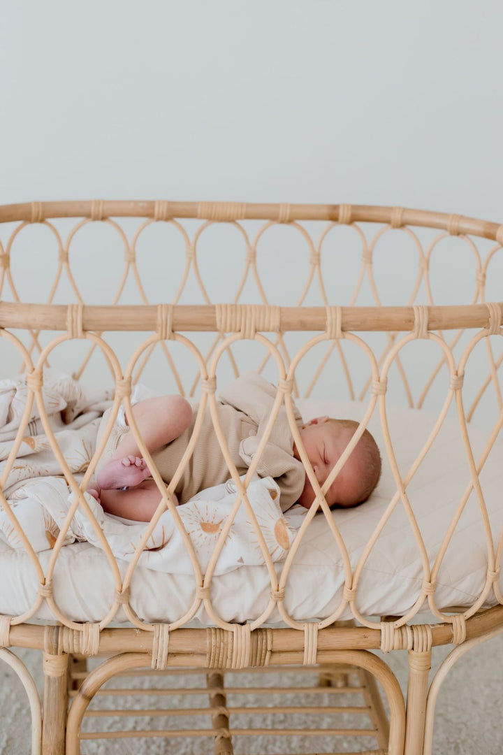 Bambella Bamboo Cotton Muslin Swaddle Wrap - Bohemian Sunshine