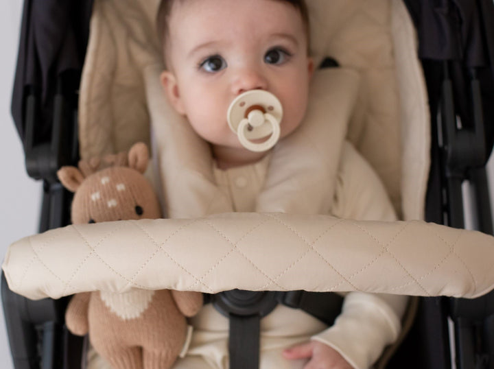 Bambella Designs Pram Bar Cover | Oat
