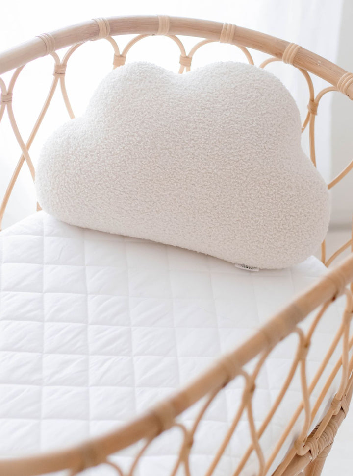 Bambella Waterproof Bassinet Sheet | Ivory