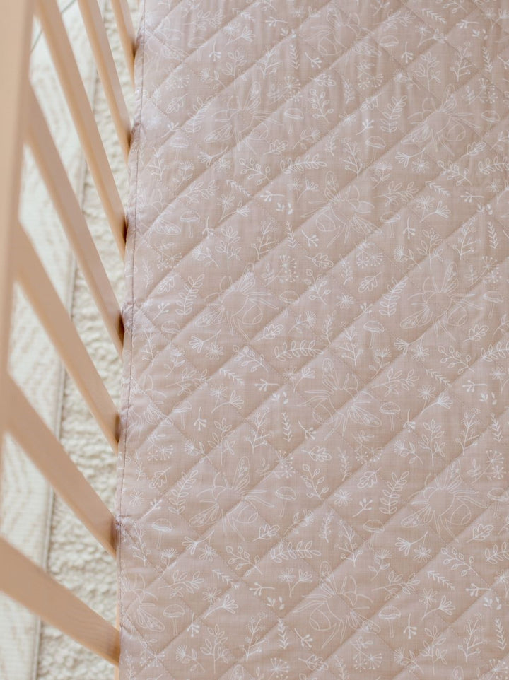 Bambella 2-in-1 Waterproof Cot Sheet & Mattress Protector | Bee Kind