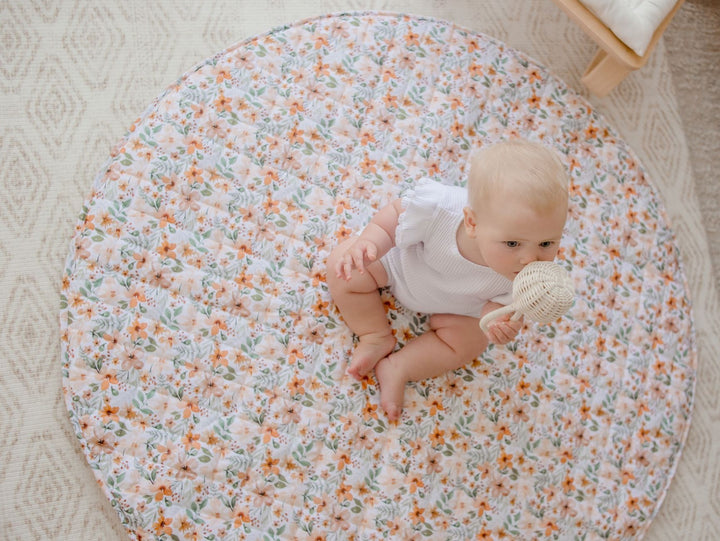 Bambella Padded Waterproof Play Mat | Bloom