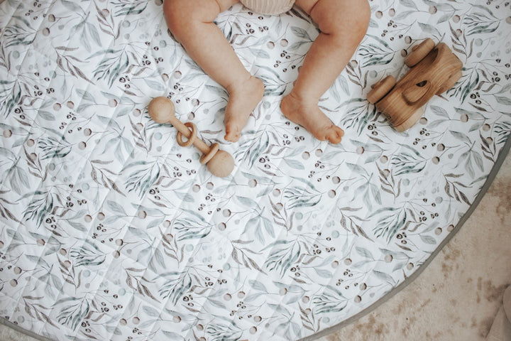 Bambella Designs Padded Waterproof Play Mat | Botanical