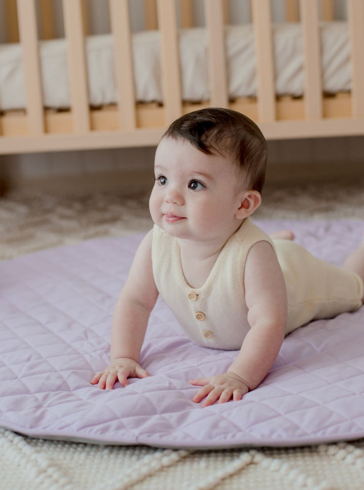 Bambella Designs Padded Waterproof Play Mat | Lavender Haze