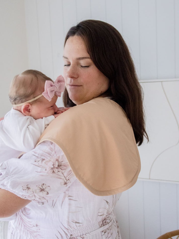 Bambella Burp Cloths 2 Pack | Bloom & Nude