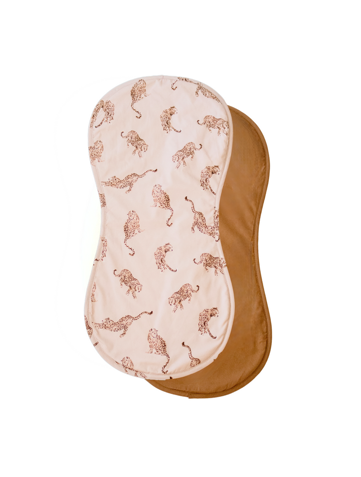 Bambella Burp Cloths 2 Pack |  Queen of the Jungle & Chestnut