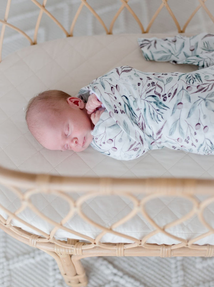 Bambella Bamboo Cotton Muslin Swaddle Wrap - Botanical