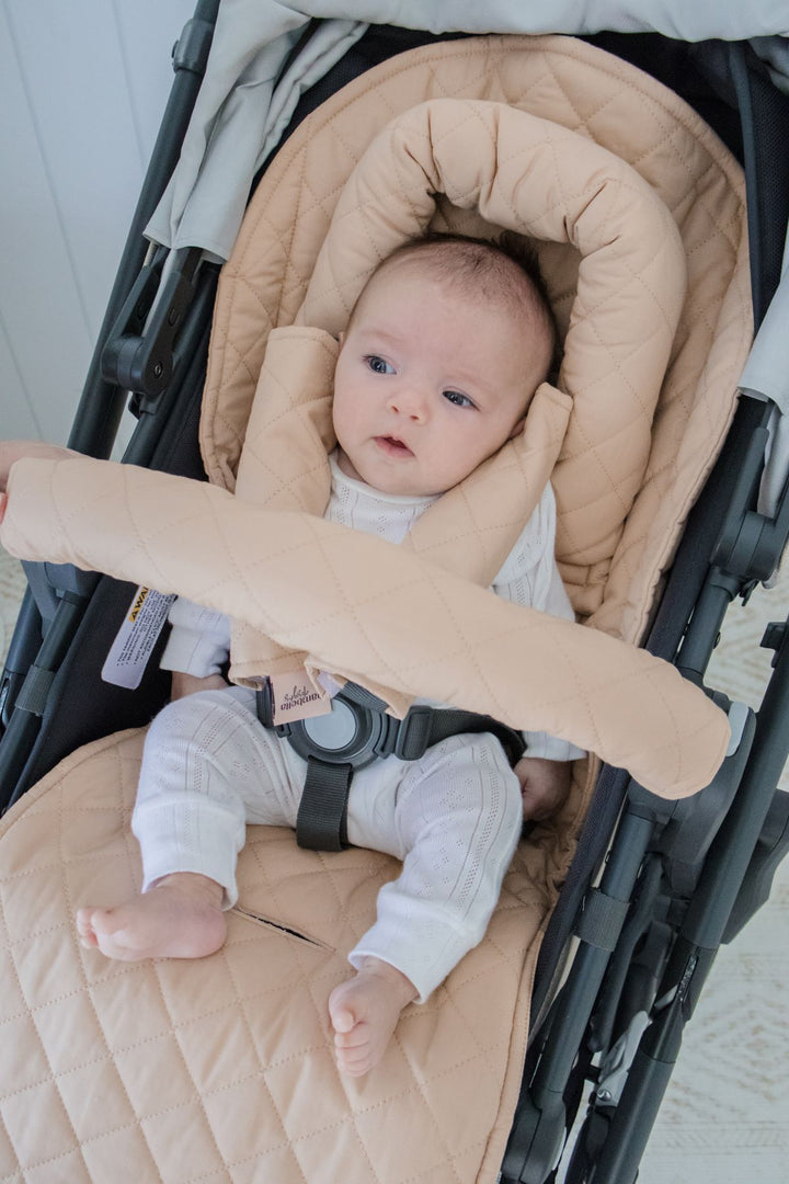 Bambella Quilted Infant Head Support | Nude
