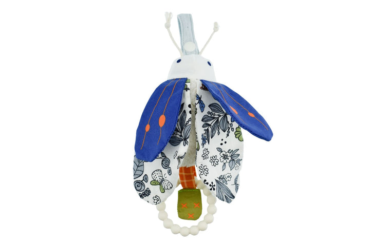Banjo Beetle Snuggle Pal Crinkle Toy & Teether