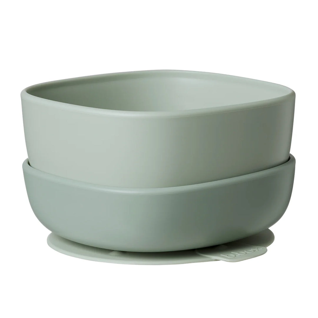bbox Suction Bowl Duo - Sage
