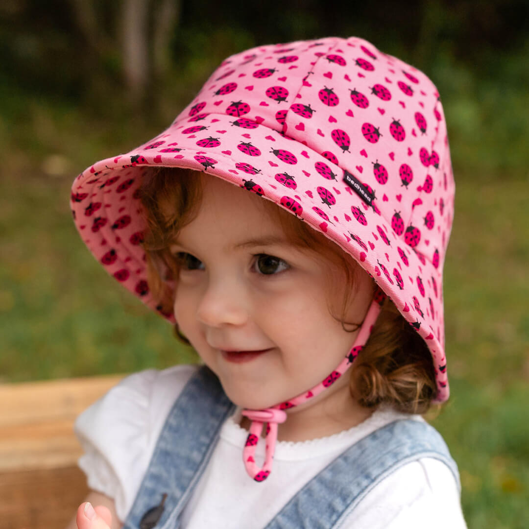 Bedhead Baby & Toddler Bucket Sun Hat - Ladybug