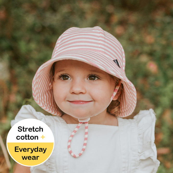 Bedhead Baby & Toddler Bucket Sun Hat - Pink Stripe