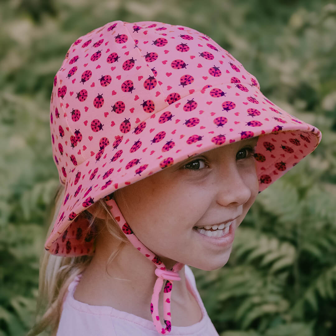 Bedhead Kids Ponytail Bucket Sun Hat - Ladybug