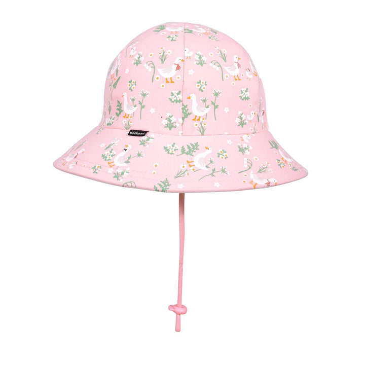 Bedhead Kids Ponytail Bucket Sun Hat - Pink Quackers