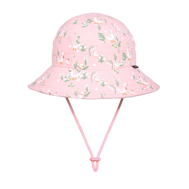 Bedhead Kids Ponytail Bucket Sun Hat - Pink Quackers