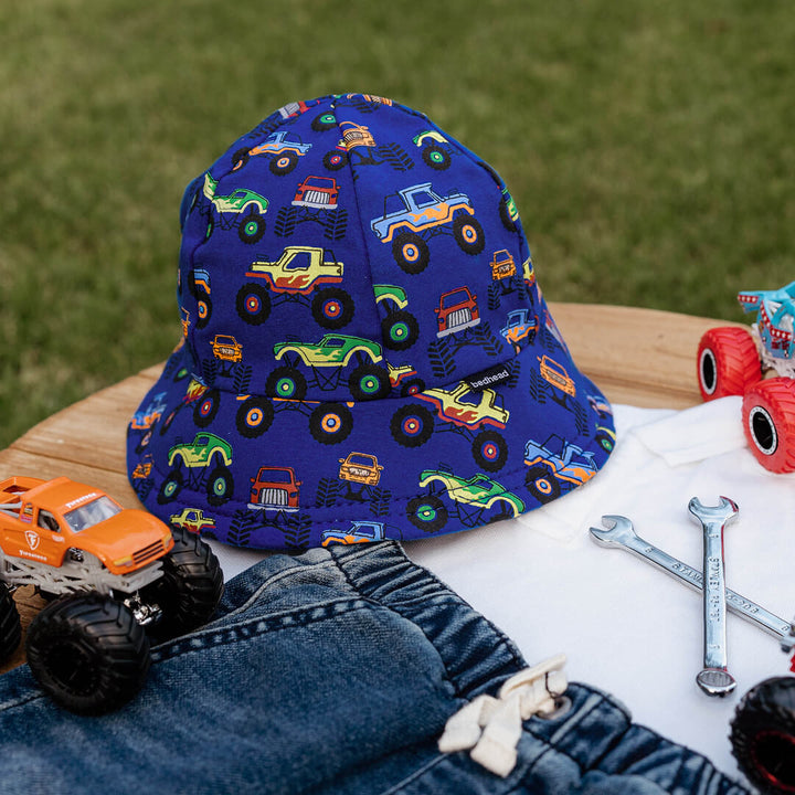 Bedhead Baby & Toddler Bucket Sun Hat - Monster Truck