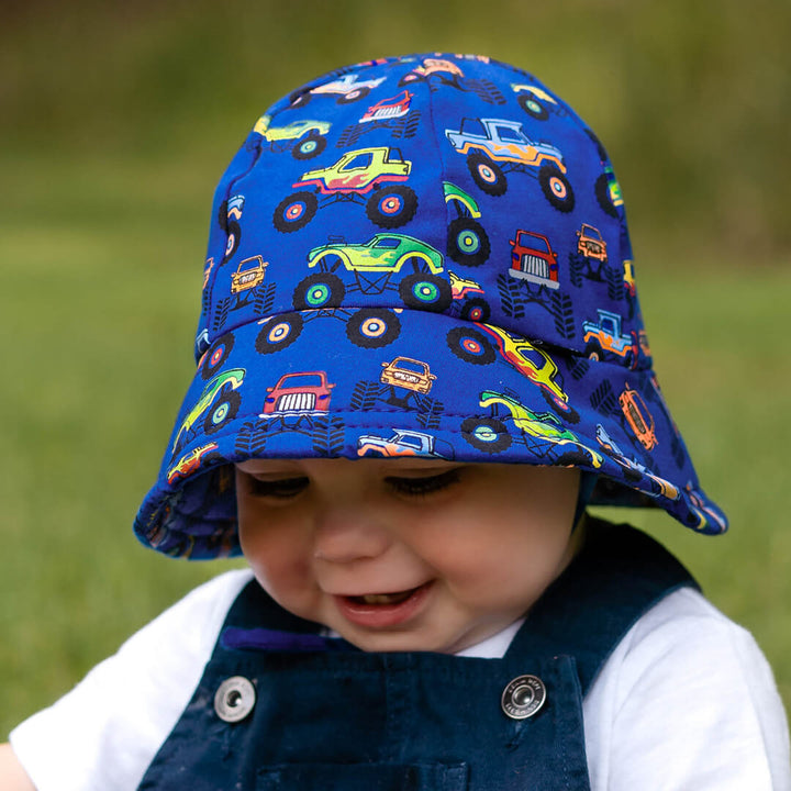 Bedhead Baby & Toddler Bucket Sun Hat - Monster Truck
