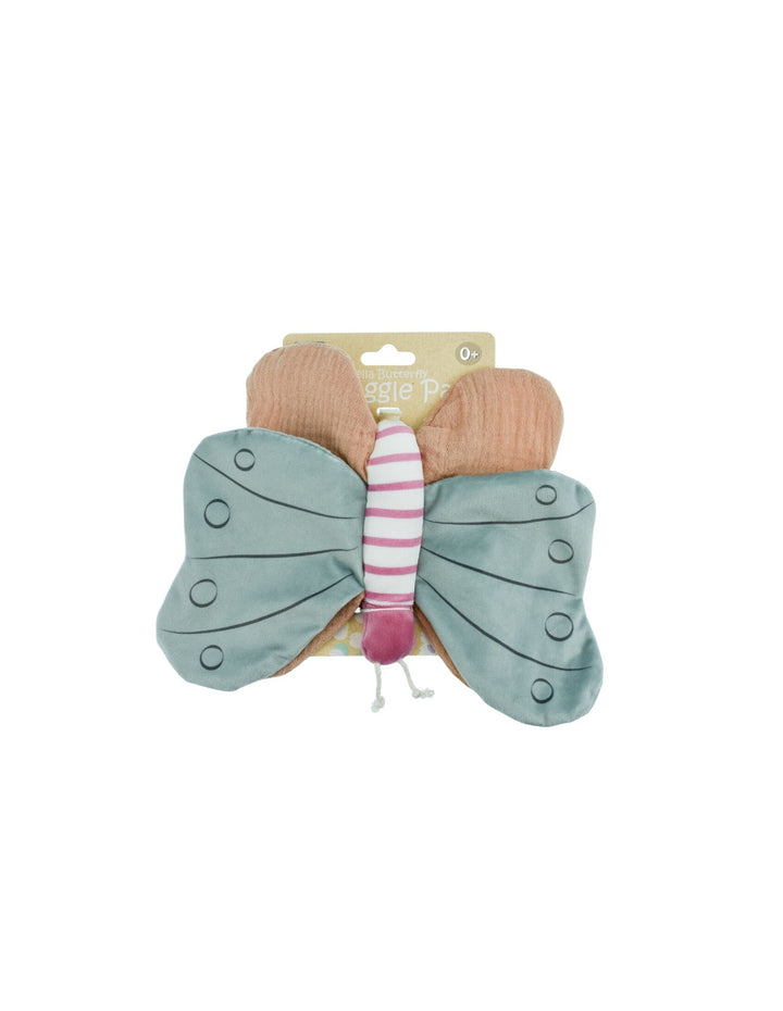 Bella Butterfly Snuggle Pal Crinkle Toy & Teether