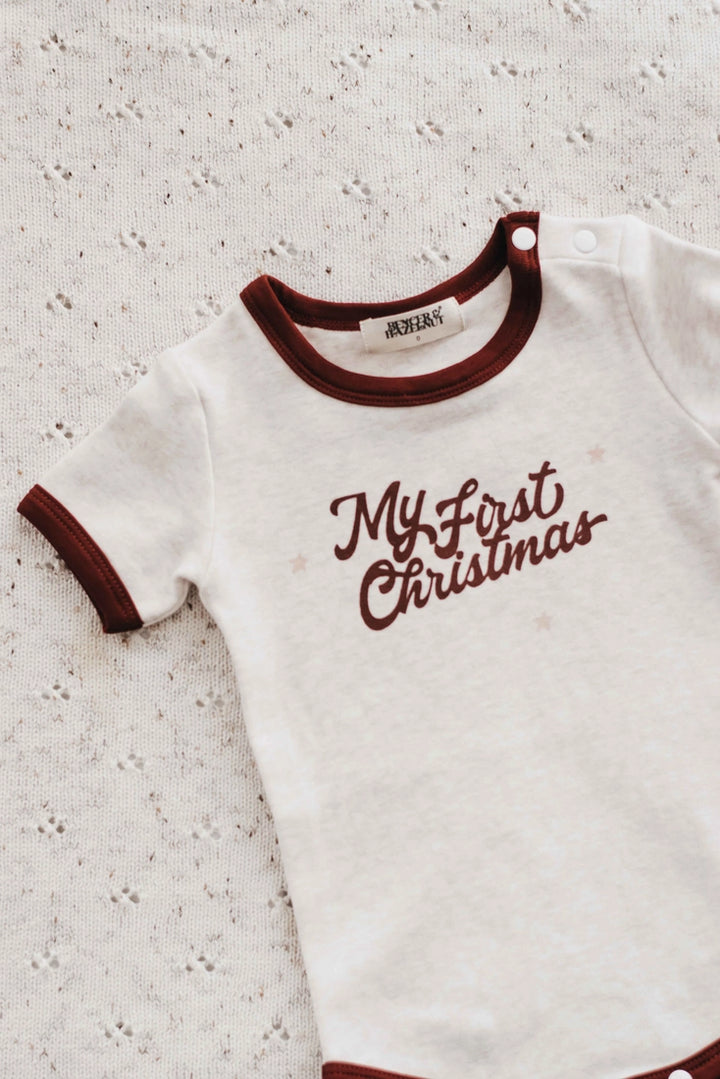 Bencer & Hazelnut Bodysuit - My First Christmas