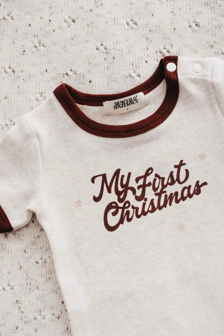 Bencer & Hazelnut Bodysuit - My First Christmas