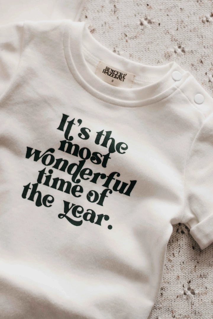 Bencer & Hazelnut Bodysuit/Tee - Most Wonderful Time of the Year