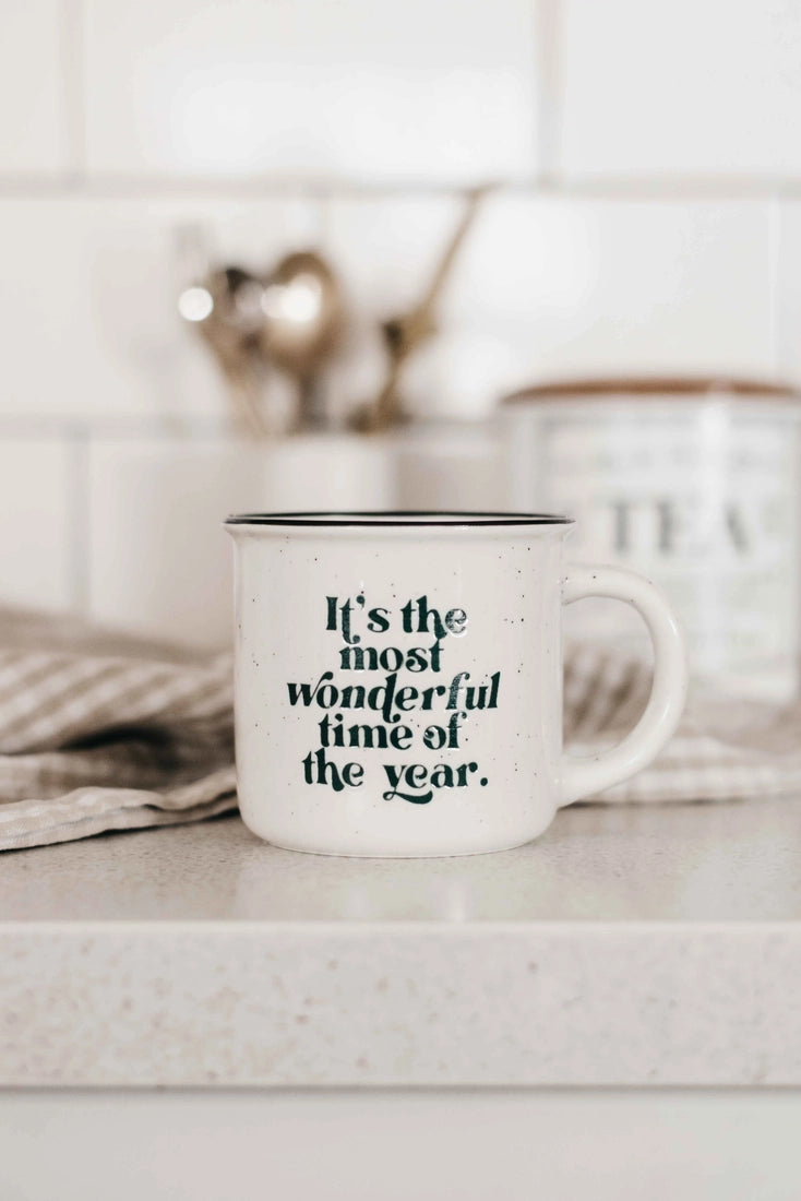 Bencer & Hazelnut Ceramic Mug - The most wonderful time of the year!