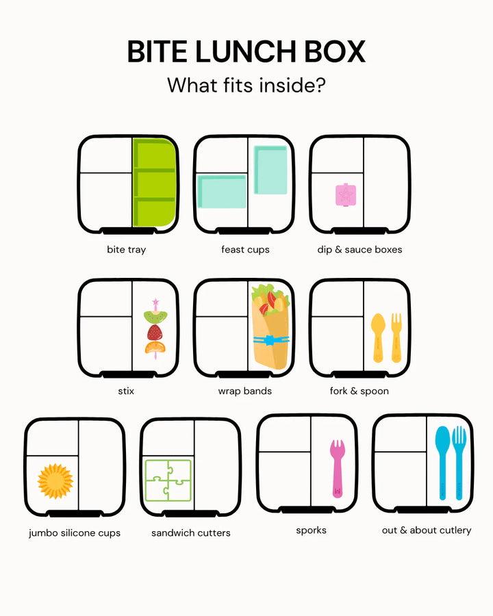 Montiico Bento Bite Lunch Box - Midnight
