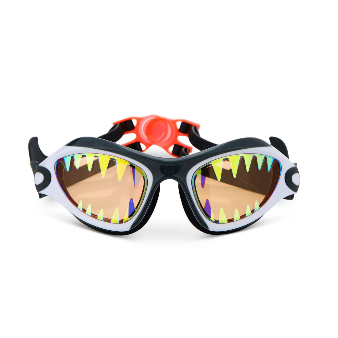 Bling2o Bigger Kids Swim Goggles | Megamouth Great Bite White
