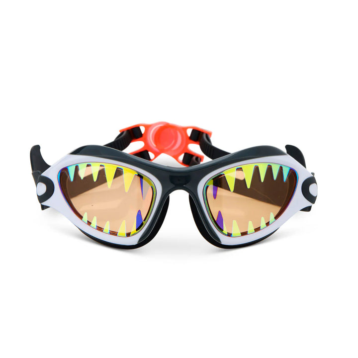 Bling2o Bigger Kids Swim Goggles | Megamouth Great Bite White