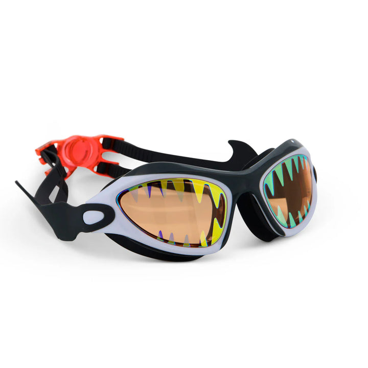 Bling2o Bigger Kids Swim Goggles | Megamouth Great Bite White