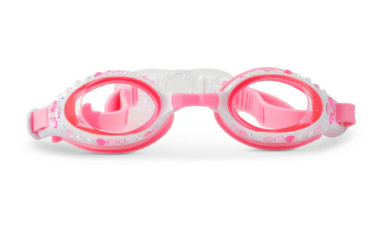 Bling2o Kids Swim Goggles | Pearl White Bow