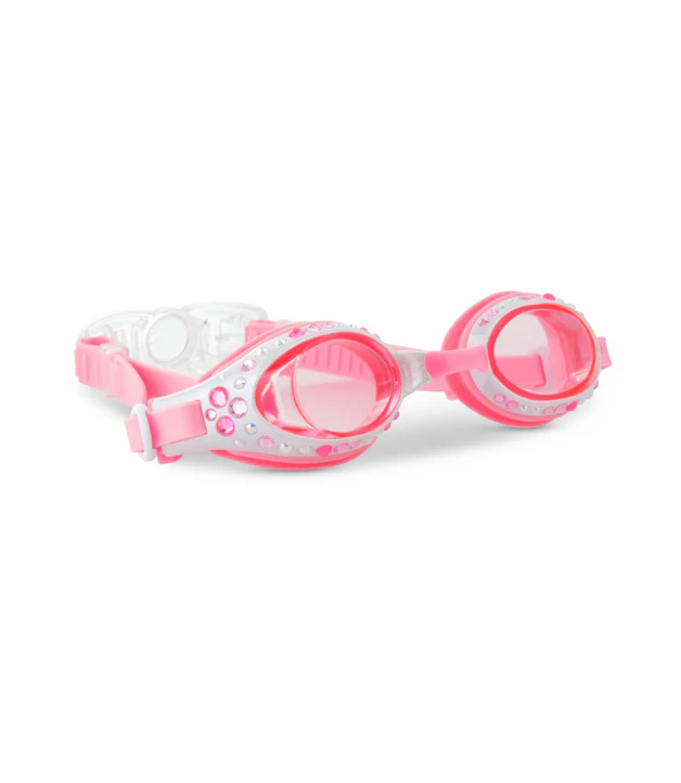 Bling2o Kids Swim Goggles | Pearl White Bow