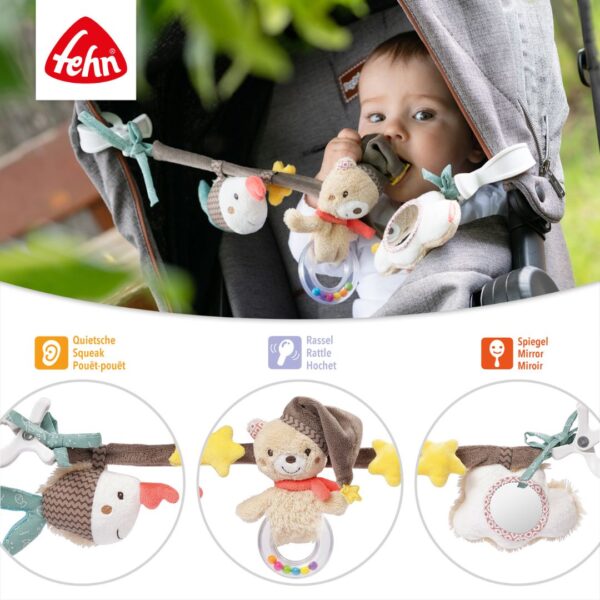 Bruno Bear Activity Play Stroller Chain