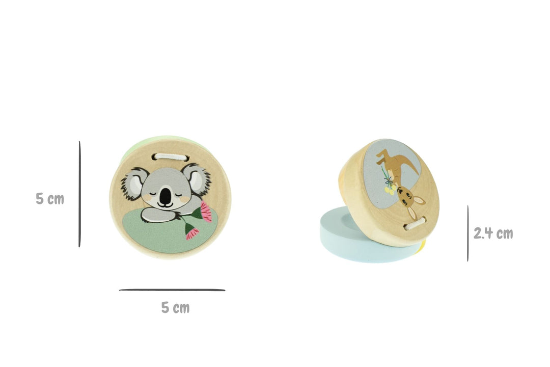 Bush Buddies Wooden Music Castanets