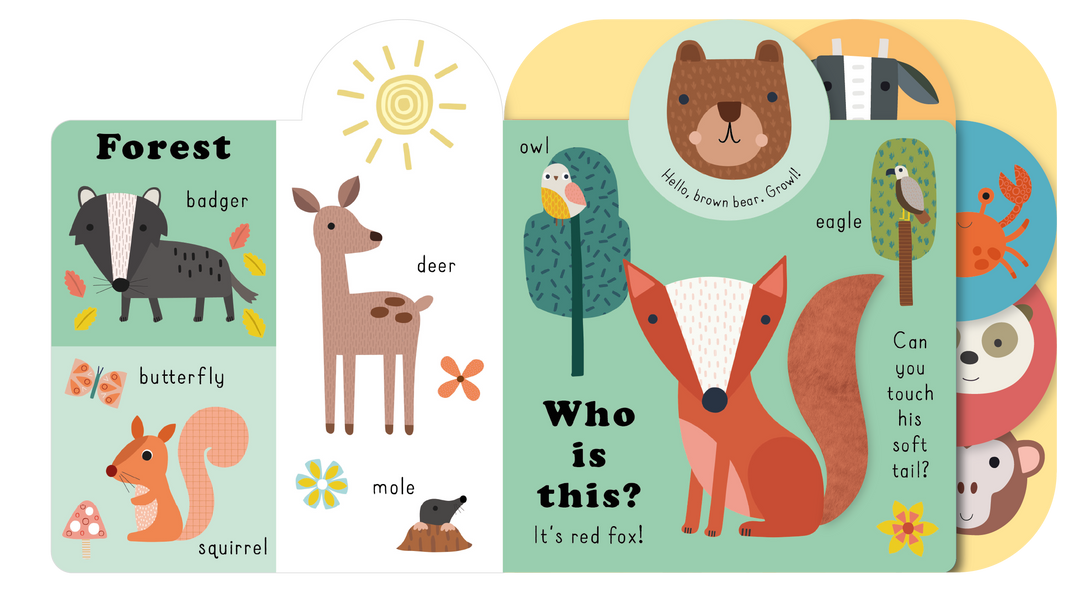Touchy Feelies Board Book - Animals