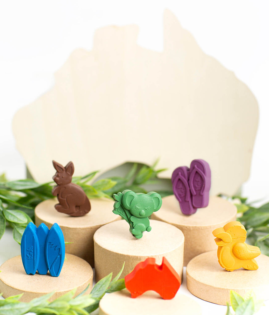 Australian Bush & Beach Handmade Beeswax Crayons