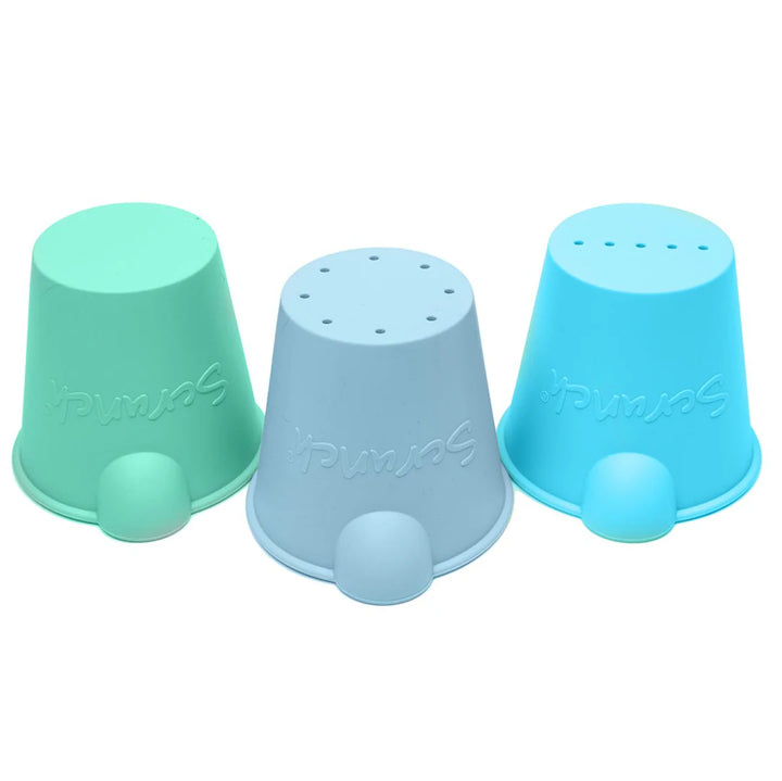 Scrunch Mini Bucket Sensory Play -  Set of 3