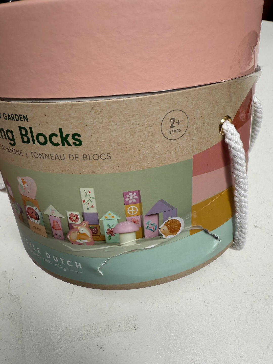 Fairy Garden Wooden Building Blocks Set DAMAGED PACKAGING