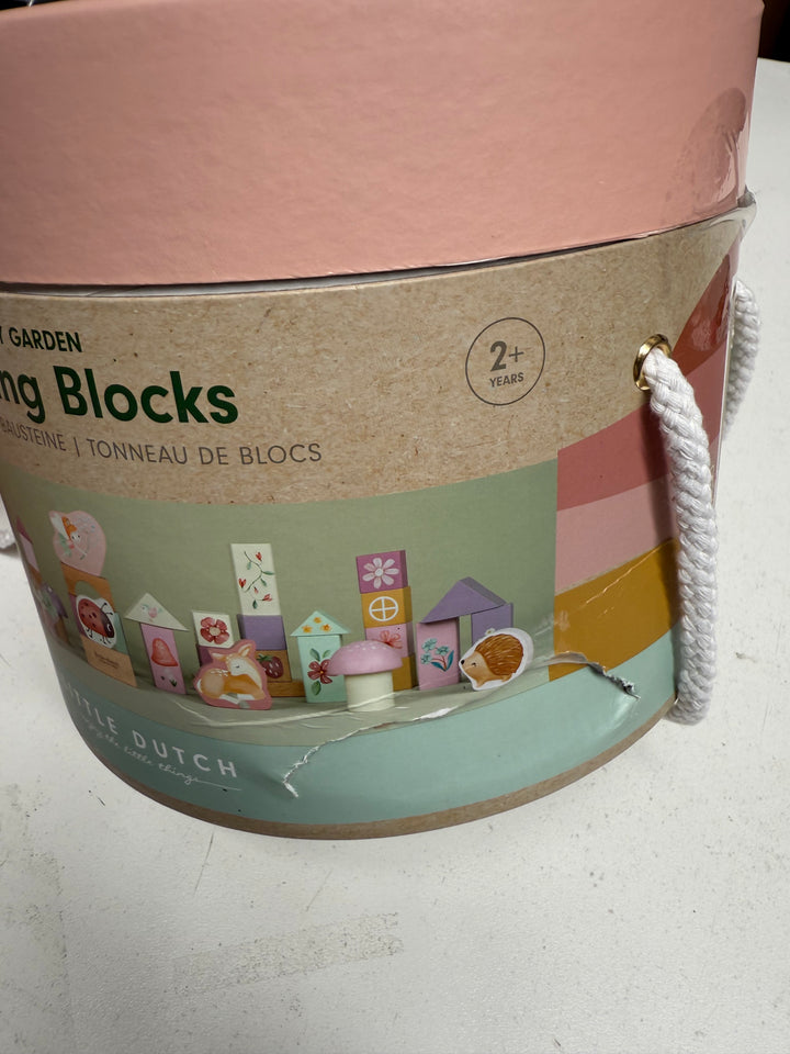 Fairy Garden Wooden Building Blocks Set DAMAGED PACKAGING