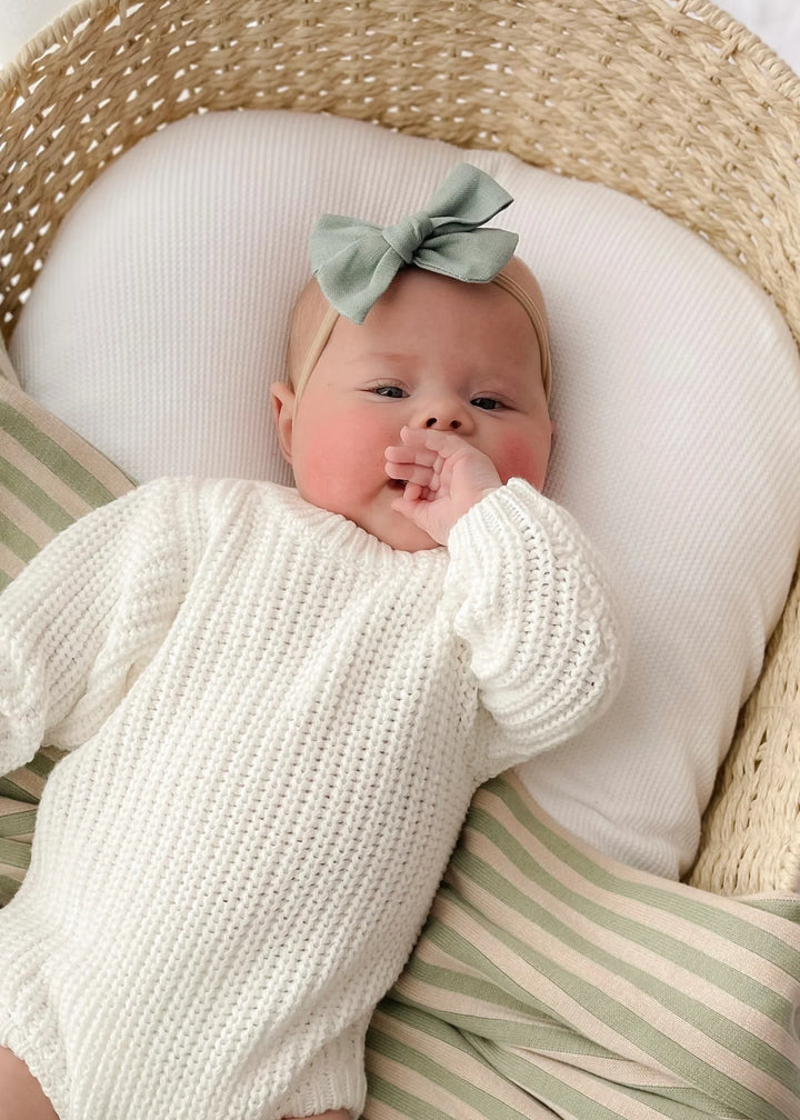 Pop Ya Tot Bow Headband - Teal